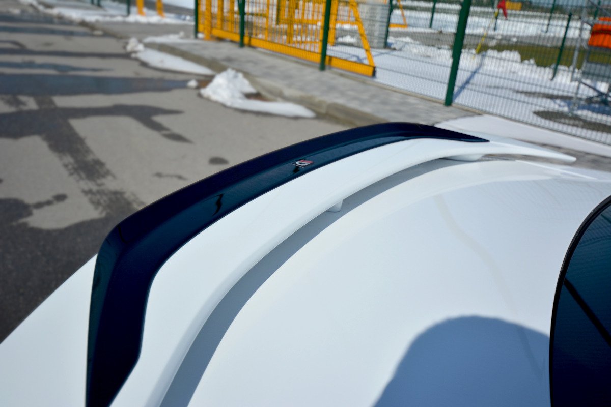 Maxton Design Spoiler CAP passend für CHEVROLET CAMARO 6TH-GEN. PHASE-I 2SS COUPE schwarz Hochglanz