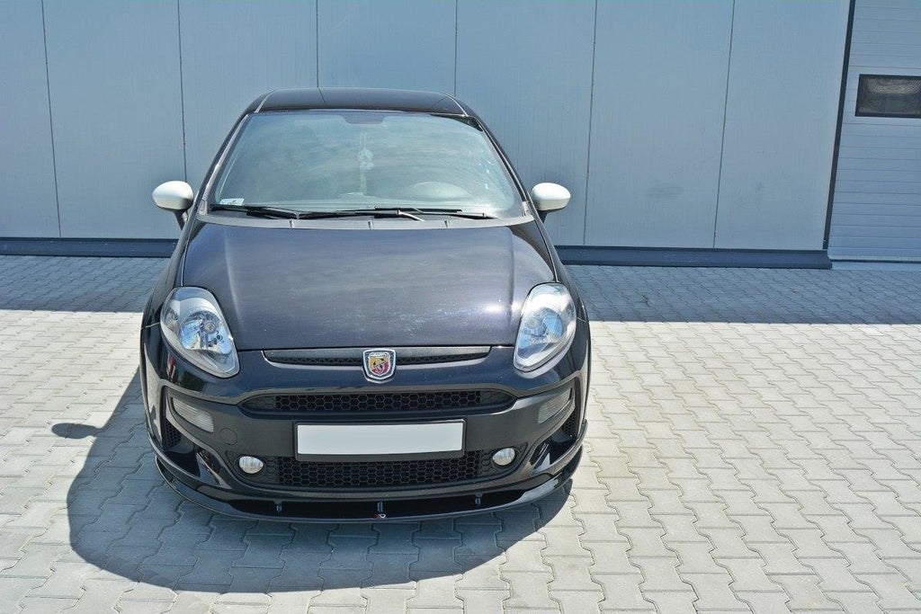 Maxton Design Frontdiffusor Abarth Punto Evo schwarz Hochglanz für Abarth Punto Evo