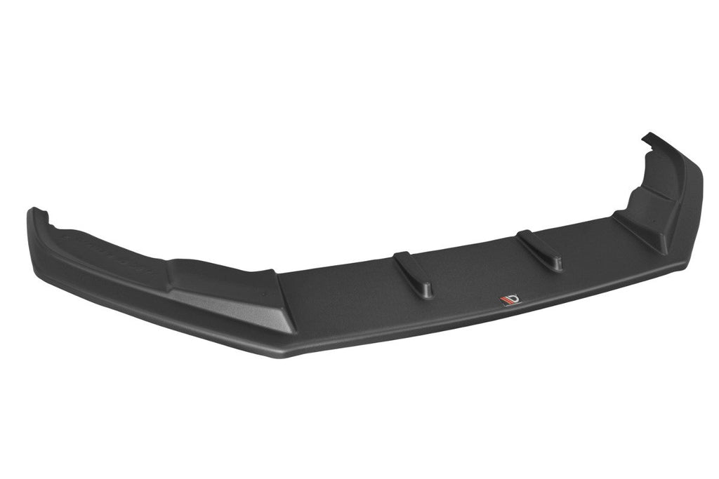 Maxton Design Street+ Spoilerlippe Front Ansatz V.1 passend für VOLKSWAGEN SCIROCCO MK.3 R FACELIFT schwarz Hochglanz