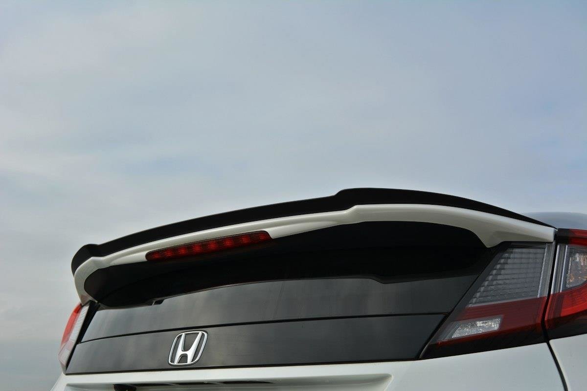Maxton Design Spoiler CAP passend für Honda Civic Mk9 Facelift schwarz Hochglanz