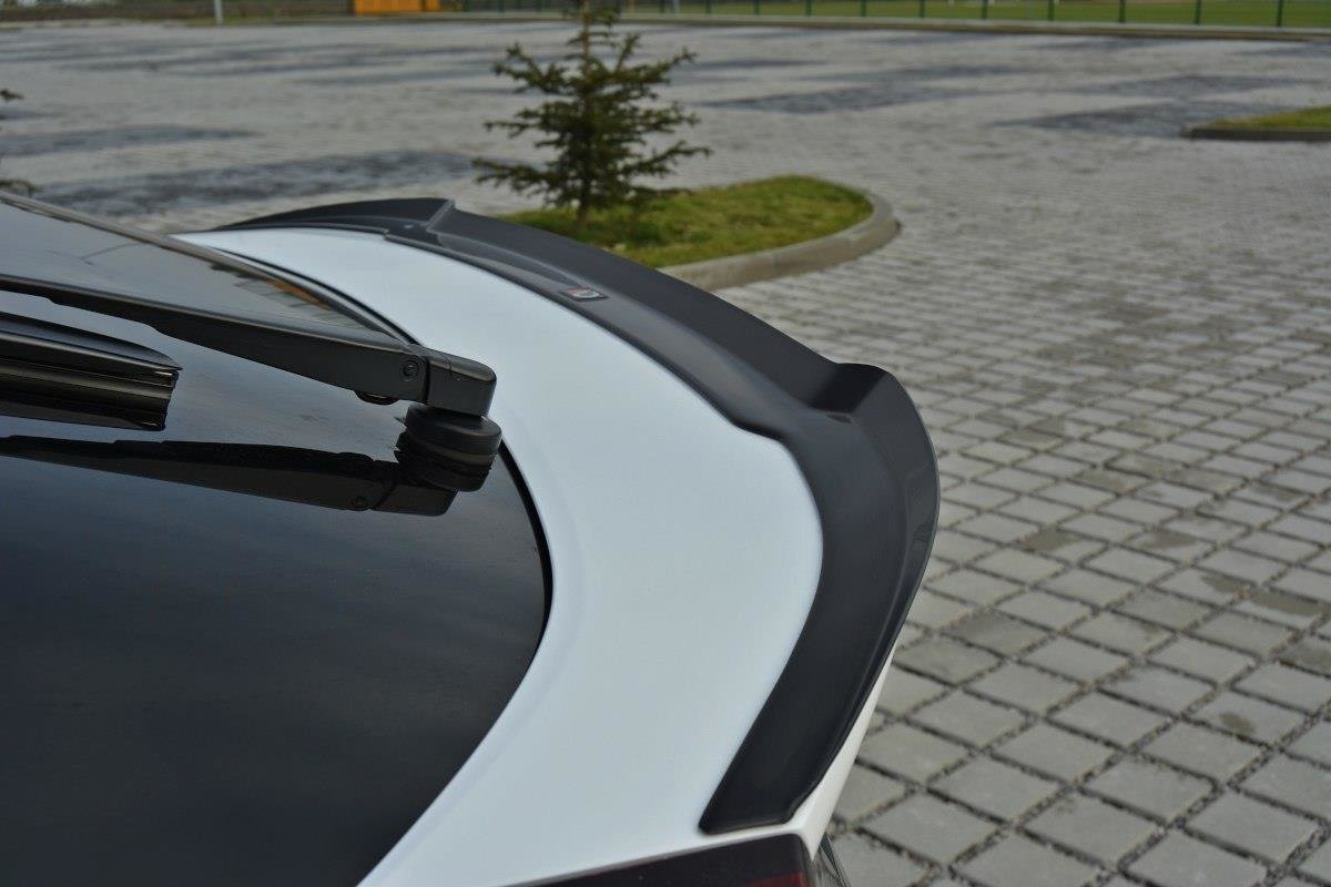 Maxton Design Spoiler CAP passend für Honda Civic Mk9 Facelift schwarz Hochglanz