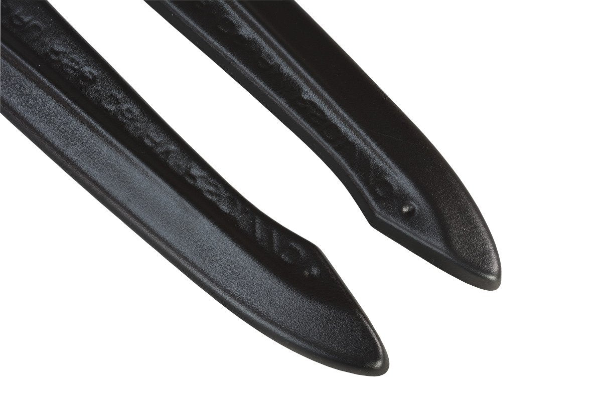 Maxton Design Heck Ansatz Flaps Diffusor passend für Audi RS6 C6 Avant schwarz Hochglanz
