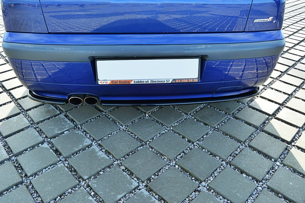 Maxton Design Heck Ansatz Flaps Diffusor passend für SEAT IBIZA MK2 FACELIFT CUPRA schwarz Hochglanz