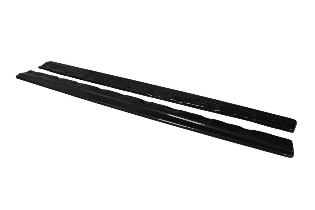 Maxton Design Street+ Seitenschweller Leisten passend für Honda Civic Mk9 schwarz Hochglanz