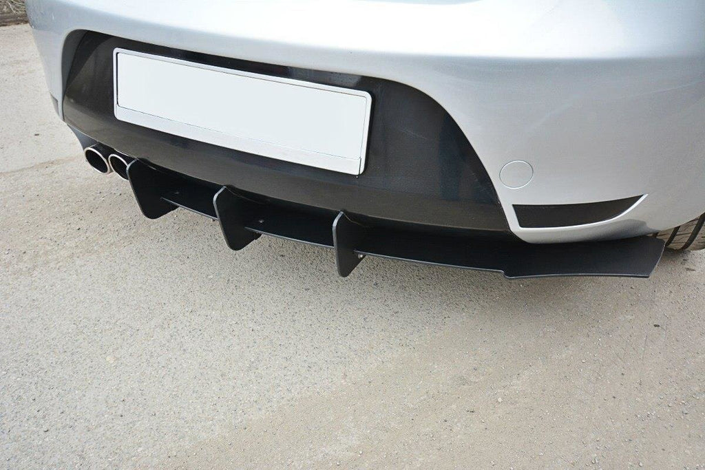 Maxton Design Diffusor Heck Ansatz passend für Heckschürze V.1 passend für Seat Leon Mk2 Cupra/ FR
