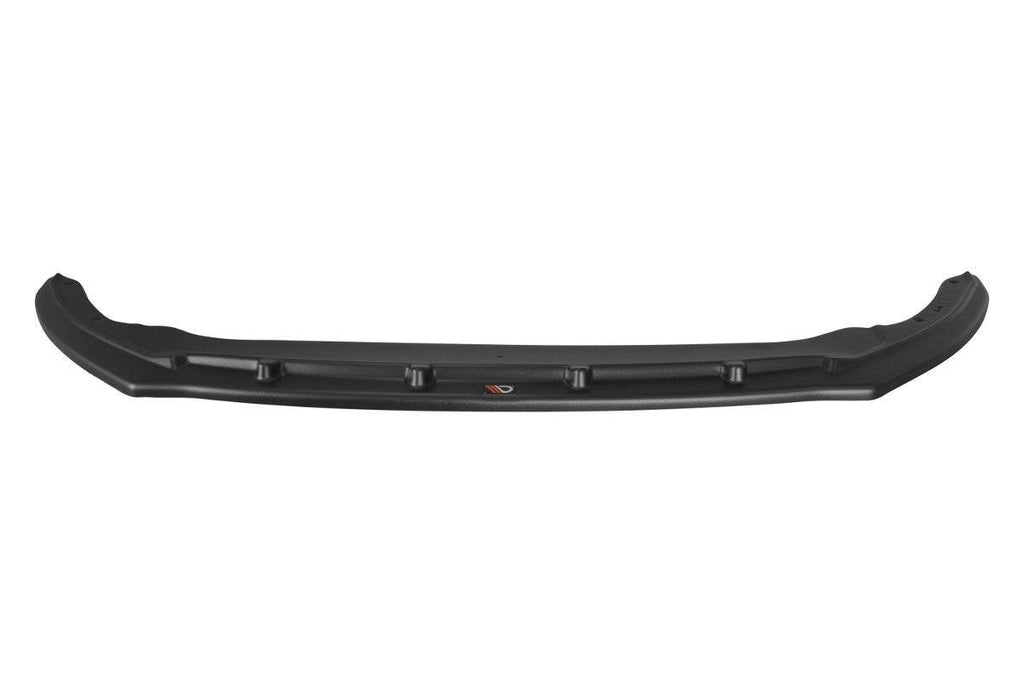 Maxton Design Street+ Spoilerlippe Front Ansatz V.2 passend für Skoda Rapid schwarz Hochglanz