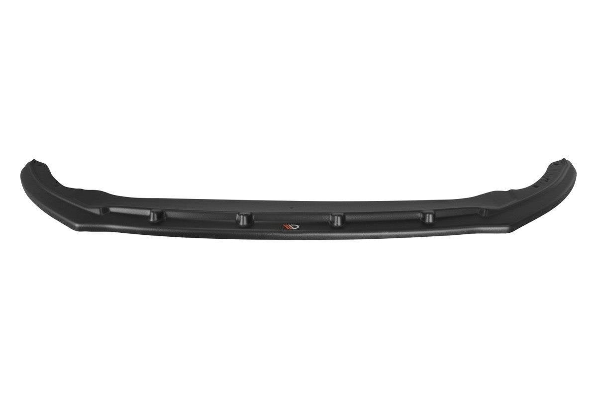 Maxton Design Street+ Spoilerlippe Front Ansatz V.2 passend für Skoda Rapid schwarz Hochglanz