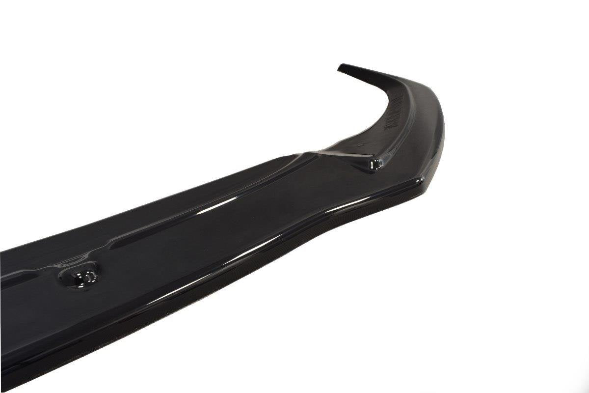 Maxton Design Street+ Spoilerlippe Front Ansatz V.1 passend für Audi RS7 C7 schwarz Hochglanz