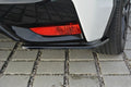 Maxton Design Heck Ansatz Flaps Diffusor passend für Honda Civic Mk9 Facelift schwarz Hochglanz