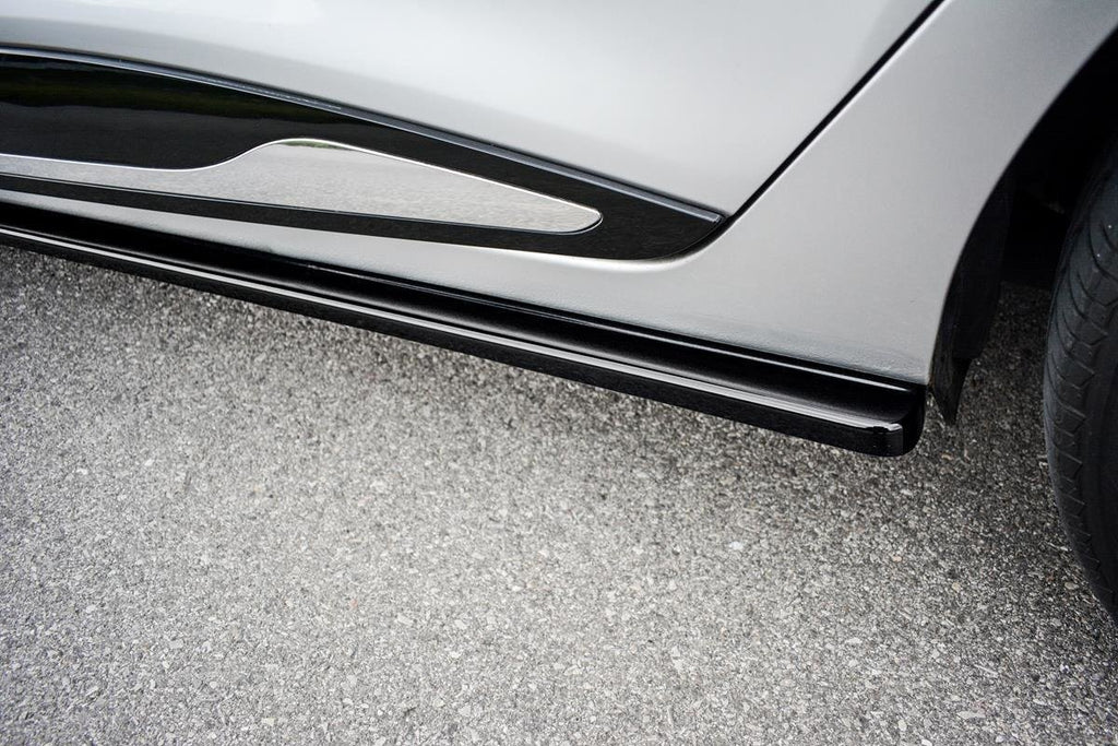 Maxton Design Street+ Seitenschweller Leisten passend für Renault Clio Mk4 schwarz Hochglanz