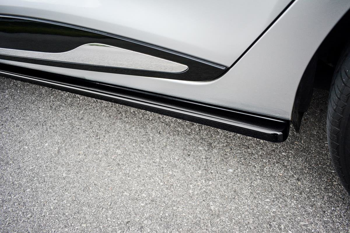 Maxton Design Street+ Seitenschweller Leisten passend für Renault Clio Mk4 schwarz Hochglanz