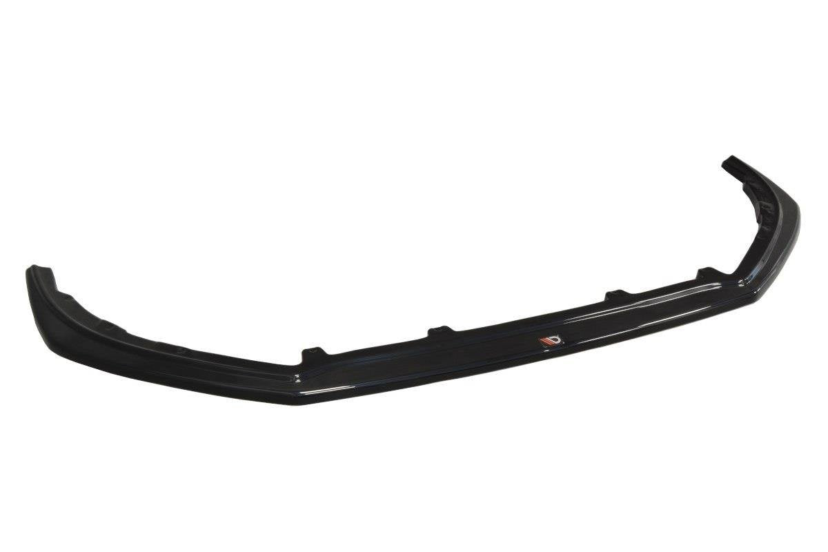 Maxton Design Street+ Spoilerlippe Front Ansatz V.1 passend für Renault Megane Mk4 Hatchback schwarz Hochglanz