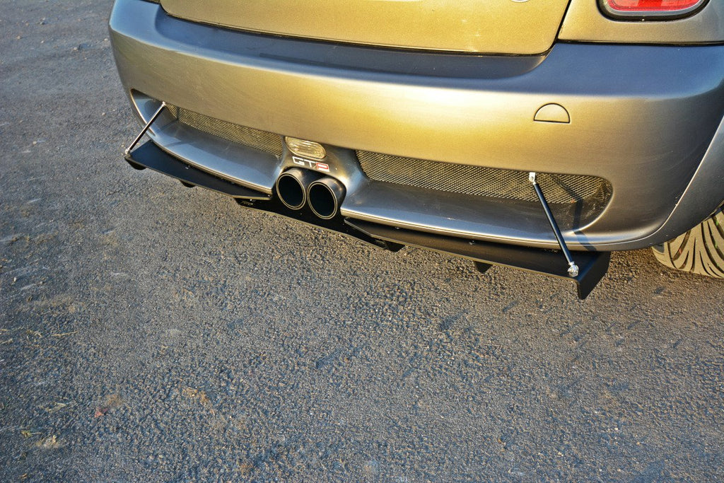 Maxton Design Diffusor Heck Ansatz passend für Heckschürze passend für MINI R53 COOPER S JCW