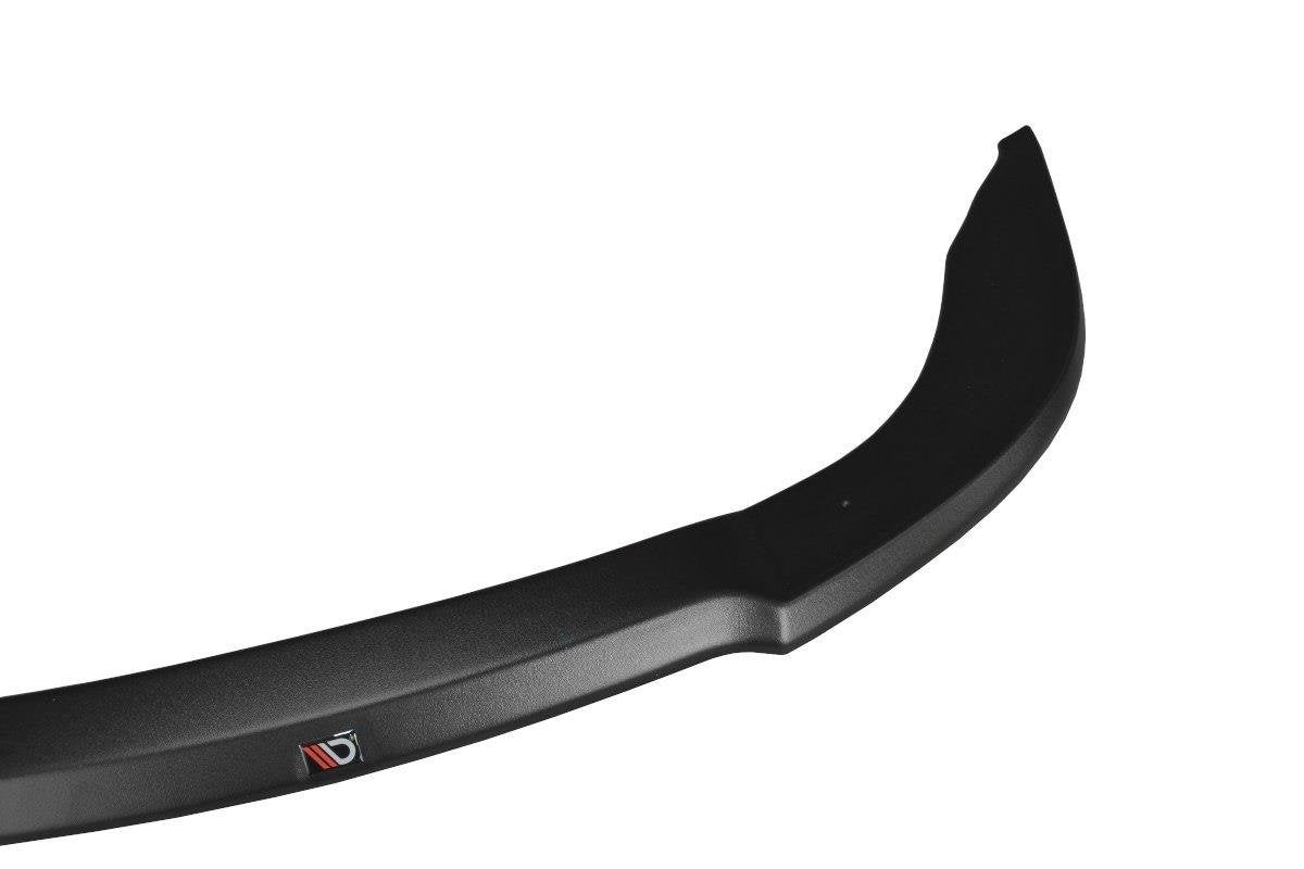 Maxton Design Street+ Spoilerlippe Front Ansatz V.1 passend für Audi A4 S-Line B6 schwarz Hochglanz