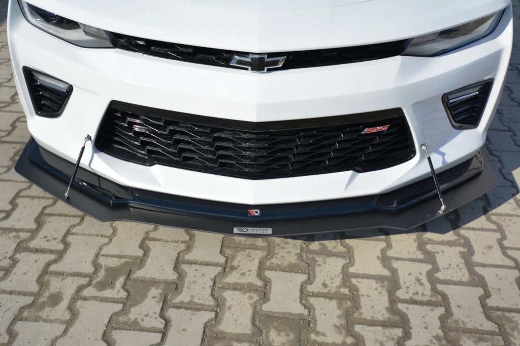 Maxton Design HYBRID Street+ Spoilerlippe Front Ansatz passend für CHEVROLET CAMARO 6TH-GEN. PHASE-I 2SS COUPE