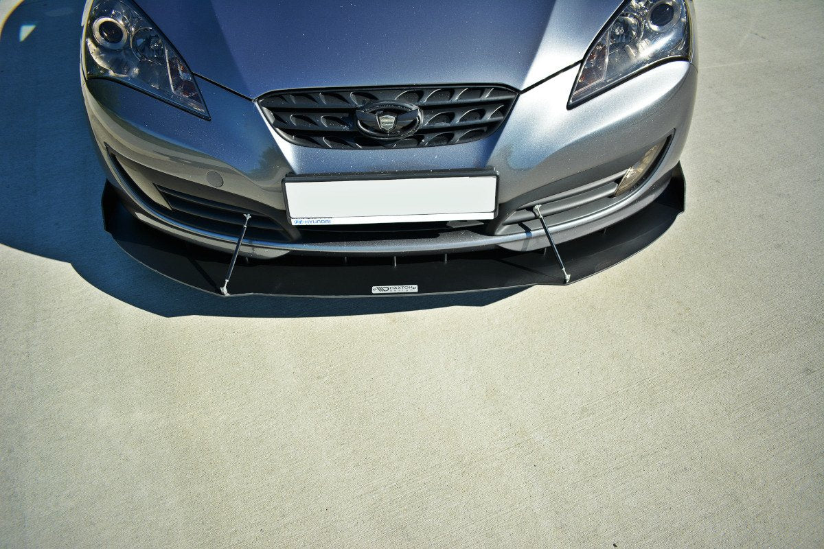 Maxton Design Racing Street+ Spoilerlippe Front Ansatz passend für HYUNDAI GENESIS COUPÉ MK.1