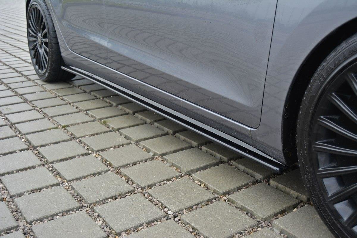 Maxton Design Street+ Seitenschweller Leisten passend für Hyundai i30 Mk2 schwarz Hochglanz