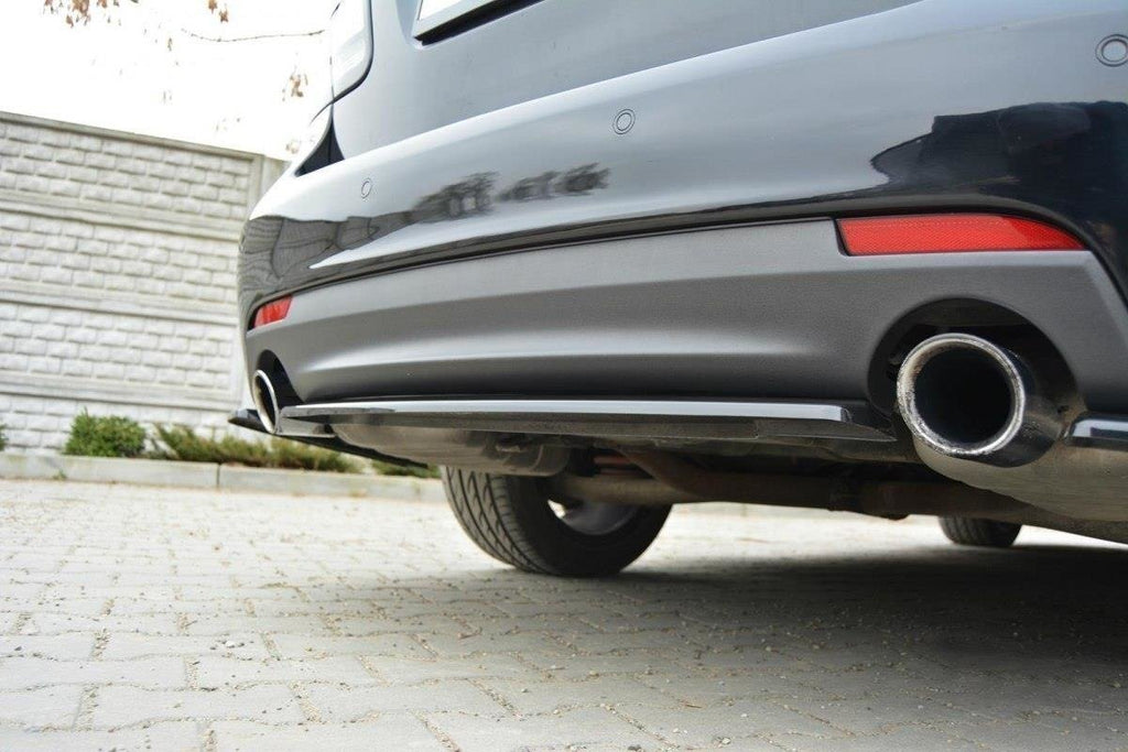 Maxton Design Heckansatz Saab 9-3 Aero Mk2 Facelift schwarz Hochglanz für Saab 9-3 Aero