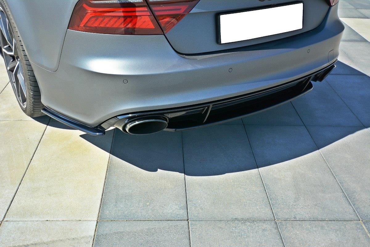Maxton Design Heckansatz Audi RS7 C7 schwarz Hochglanz für Audi A7