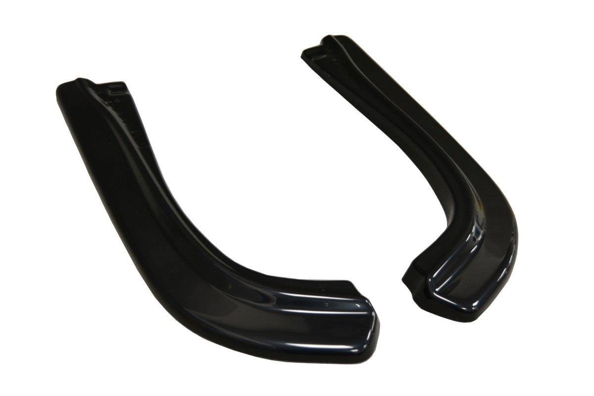 Maxton Design Heck Ansatz Flaps Diffusor passend für Infiniti G37 Limousine schwarz Hochglanz