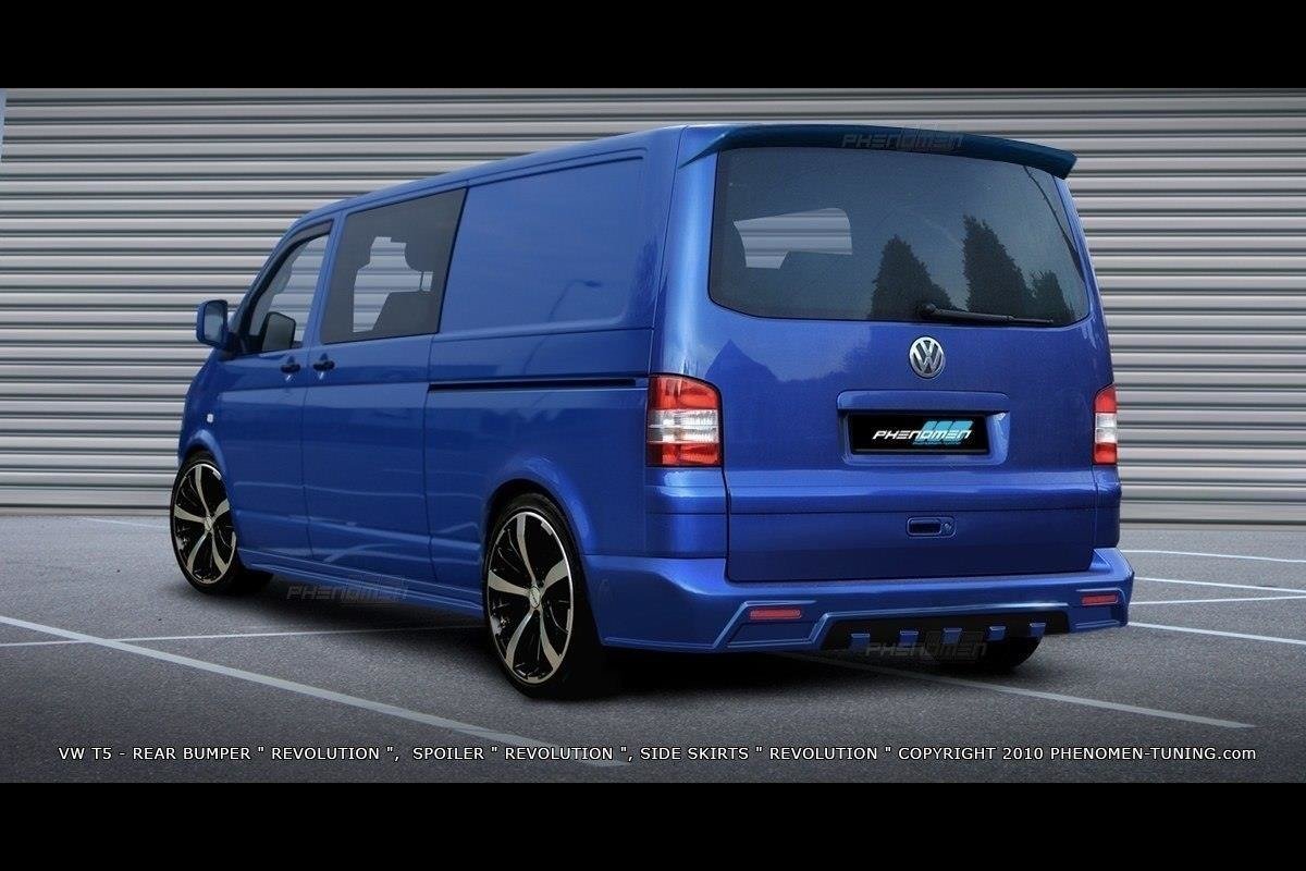 Maxton Design Heckstoßstange VW T5 < REVOLUTION > TÜV TEILGUTACHTEN für Volkswagen T5