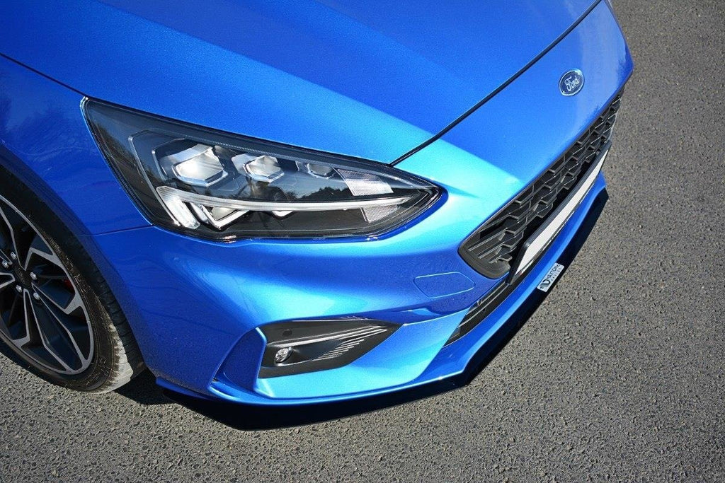 Maxton Design Sport Street+ Spoilerlippe Front Ansatz passend für Ford Focus ST / ST-Line Mk4 schwarz Hochglanz