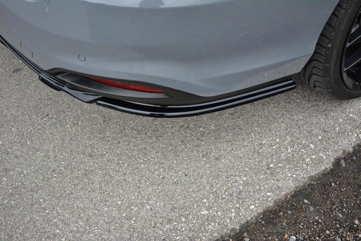 Maxton Design Heck Ansatz Flaps Diffusor passend für Fiat Tipo S-Design schwarz Hochglanz