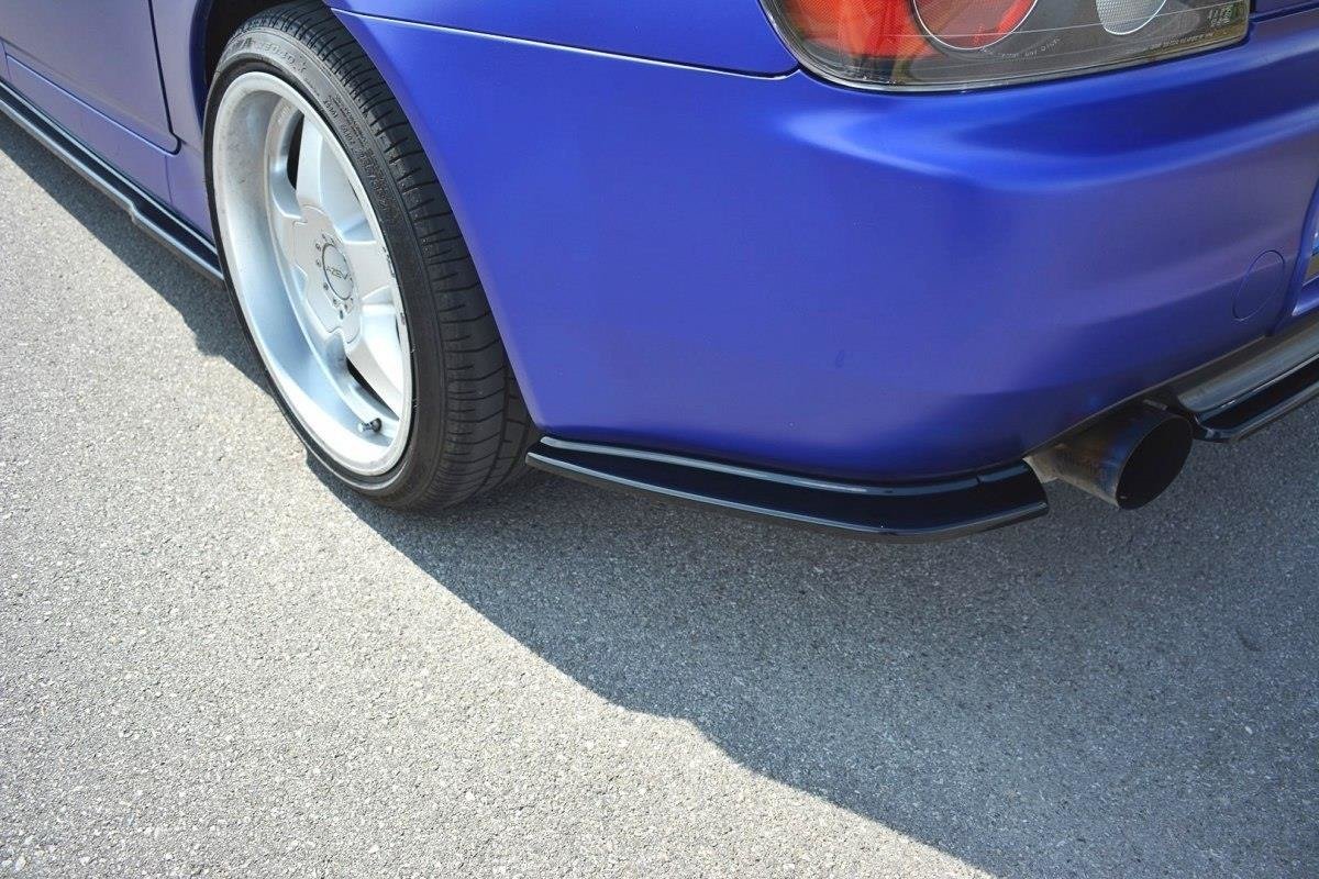 Maxton Design Heck Ansatz Flaps Diffusor passend für HONDA S2000 schwarz Hochglanz