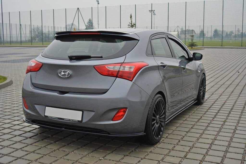 Maxton Design Spoiler CAP passend für Hyundai i30 mk.2 schwarz Hochglanz