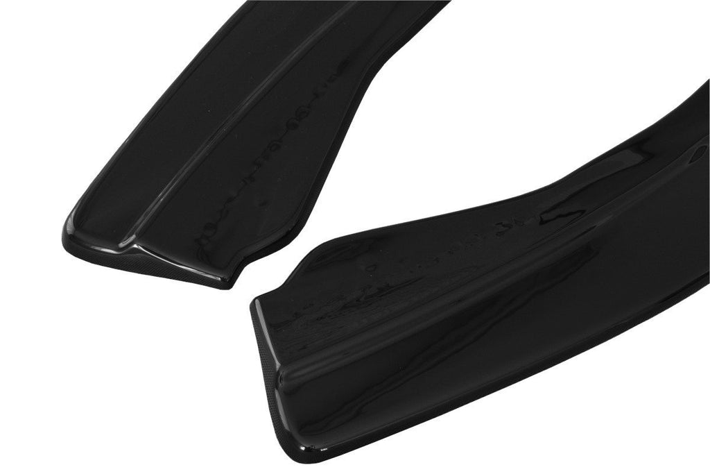Maxton Design Heck Ansatz Flaps Diffusor passend für BENTLEY CONTINENTAL GT schwarz Hochglanz