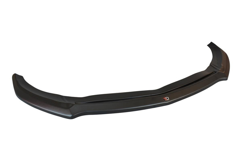 Maxton Design Street+ Spoilerlippe Front Ansatz V.1 passend für Mercedes A W176 AMG Facelift schwarz Hochglanz