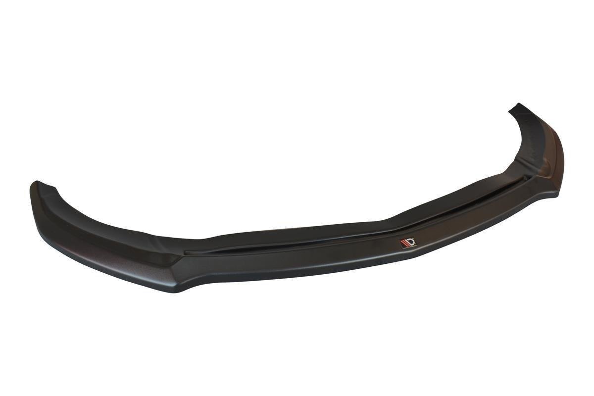 Maxton Design Street+ Spoilerlippe Front Ansatz V.1 passend für Mercedes A W176 AMG Facelift schwarz Hochglanz