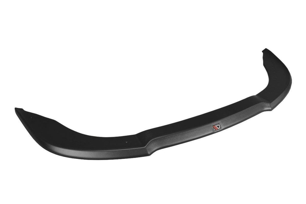 Maxton Design Street+ Spoilerlippe Front Ansatz V.1 passend für Audi A4 S-Line B6 schwarz Hochglanz