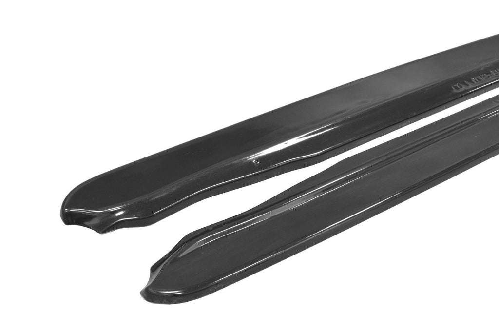 Maxton Design Street+ Seitenschweller Leisten passend für Audi S6 C5 schwarz Hochglanz