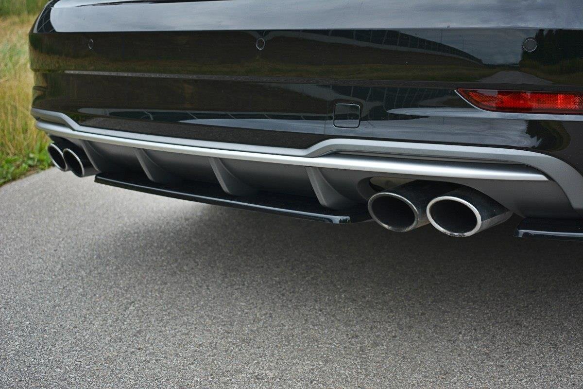 Maxton Design Heckansatz Audi S3 8V FL Hatchback / Sportback / Limousine schwarz Hochglanz für Audi A3
