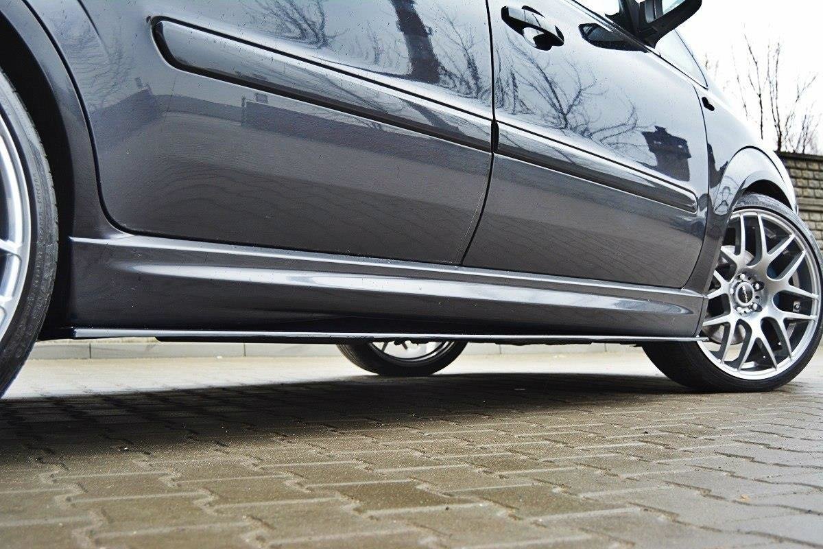Maxton Design Seitenschweller Ansatz für OPEL ZAFIRA B OPC schwarz matt