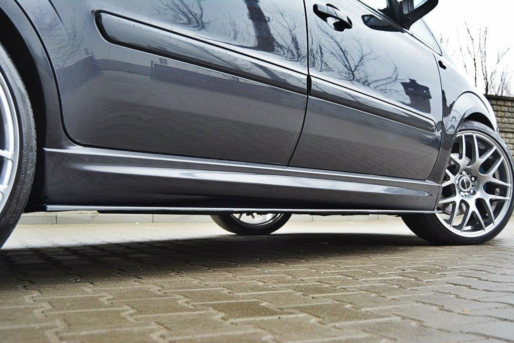 Maxton Design Street+ Seitenschweller Leisten passend für OPEL ZAFIRA B OPC schwarz Hochglanz
