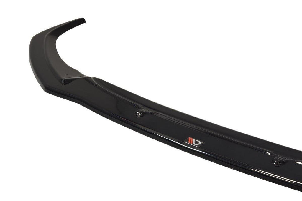 Maxton Design Street+ Spoilerlippe Front Ansatz V.1 passend für Audi RS7 C7 schwarz Hochglanz