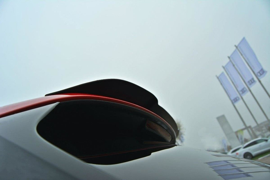 Maxton Design Spoiler CAP V.1 passend für Audi S4 / A4 S-Line Avant B9 schwarz Hochglanz