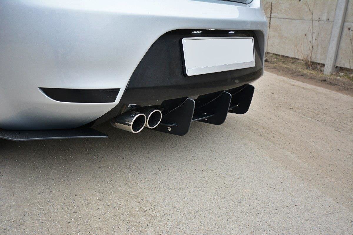 Maxton Design Diffusor Heck Ansatz passend für Heckschürze V.1 passend für Seat Leon Mk2 Cupra/ FR