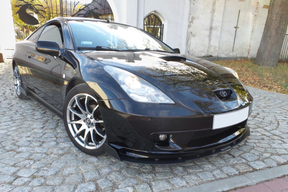 Maxton Design Racing Street+ Spoilerlippe Front Ansatz passend für TOYOTA CELICA T23 vor Facelift