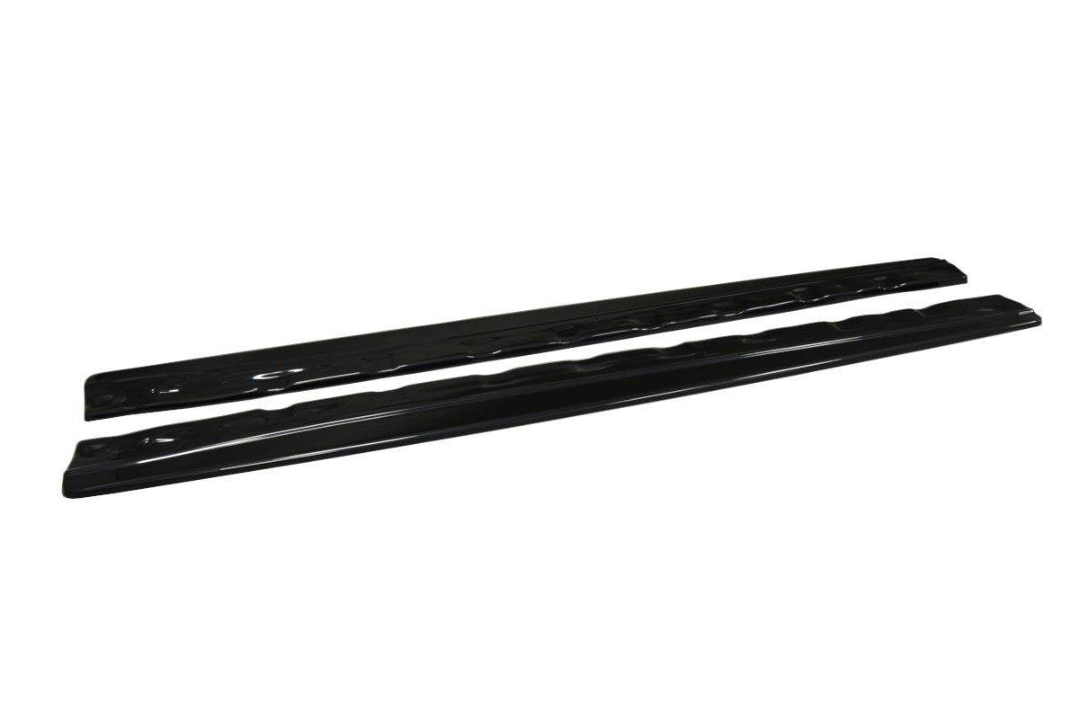 Maxton Design Seitenschweller Ansatz für Honda Civic Mk9 Facelift schwarz matt