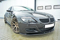 Maxton Design Street+ Spoilerlippe Front Ansatz V.2 passend für BMW M6 E63 schwarz Hochglanz