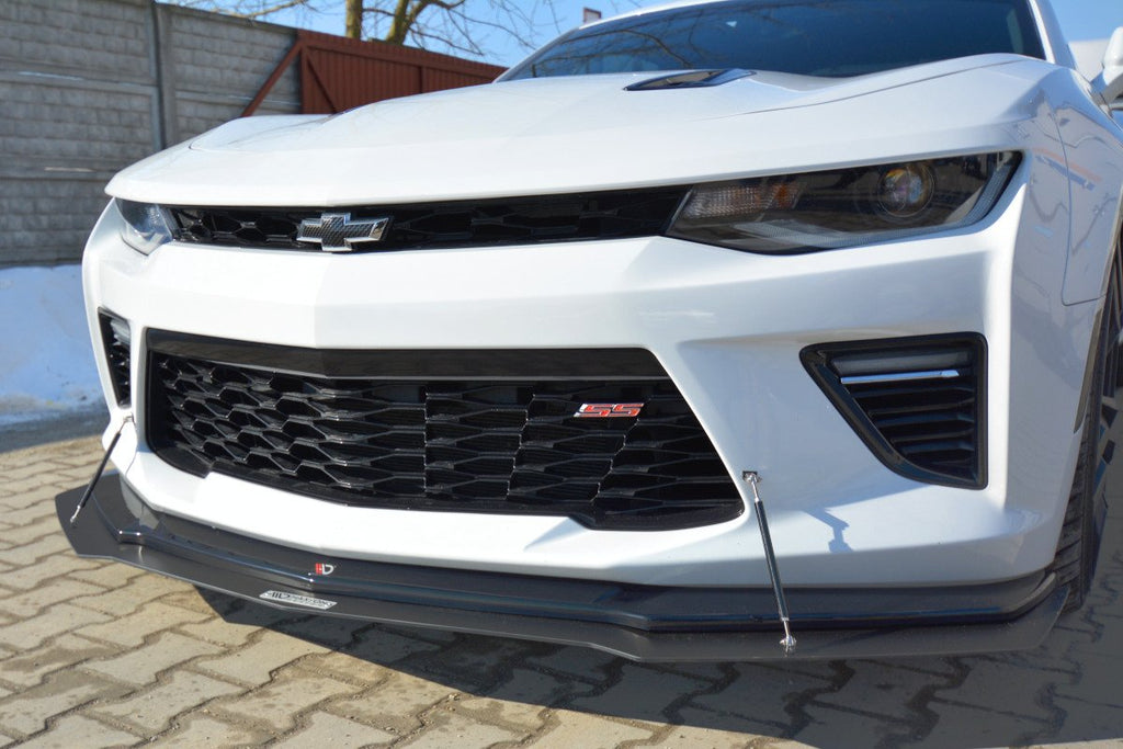 Maxton Design HYBRID Street+ Spoilerlippe Front Ansatz passend für CHEVROLET CAMARO 6TH-GEN. PHASE-I 2SS COUPE