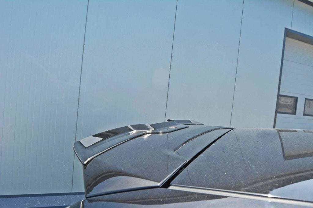 Maxton Design Spoiler CAP passend für Abarth Punto Evo schwarz Hochglanz