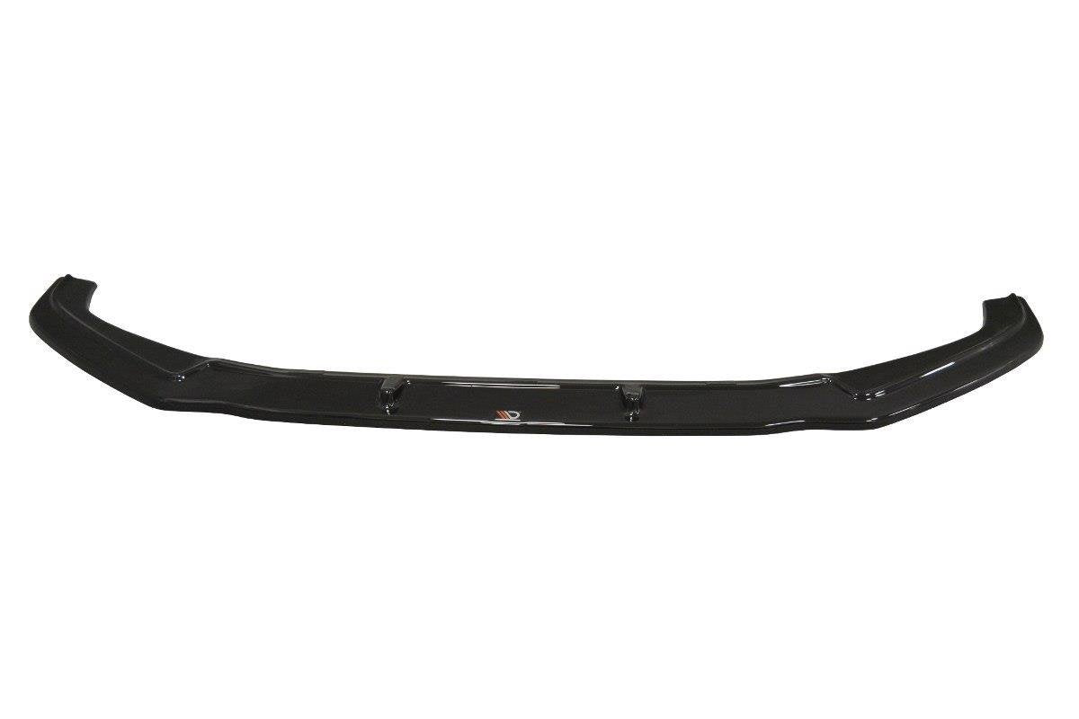 Maxton Design Street+ Spoilerlippe Front Ansatz V.2 passend für Audi S4 / A4 S-Line B9 schwarz Hochglanz