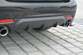 Maxton Design Diffusor Heck Ansatz passend für Saab 9-3 Aero Mk2 Facelift schwarz Hochglanz