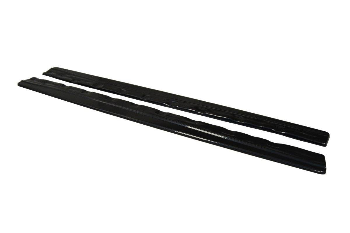 Maxton Design Seitenschweller Ansatz für Honda Civic Mk9 Facelift schwarz matt
