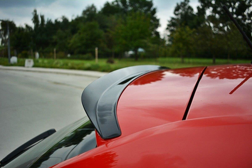 Maxton Design Spoiler CAP passend für Skoda Rapid Spaceback schwarz Hochglanz