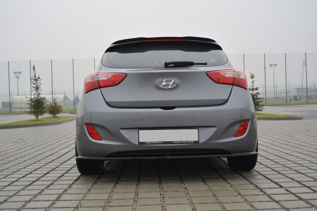 Maxton Design Spoiler CAP für Hyundai i30 mk.2 schwarz matt